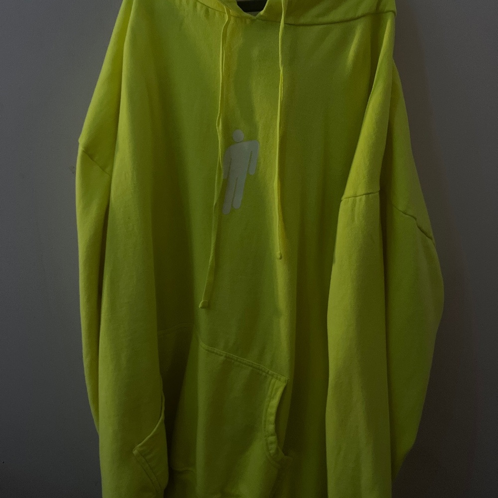 neon green billie eilish hoodie